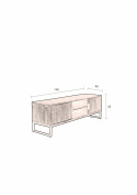 TV-Ständer \'Honey Sideboard\' - Braun