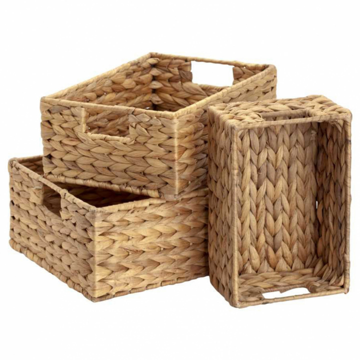 Korb 'Fishbone Mini' 3 Sätze - Natur