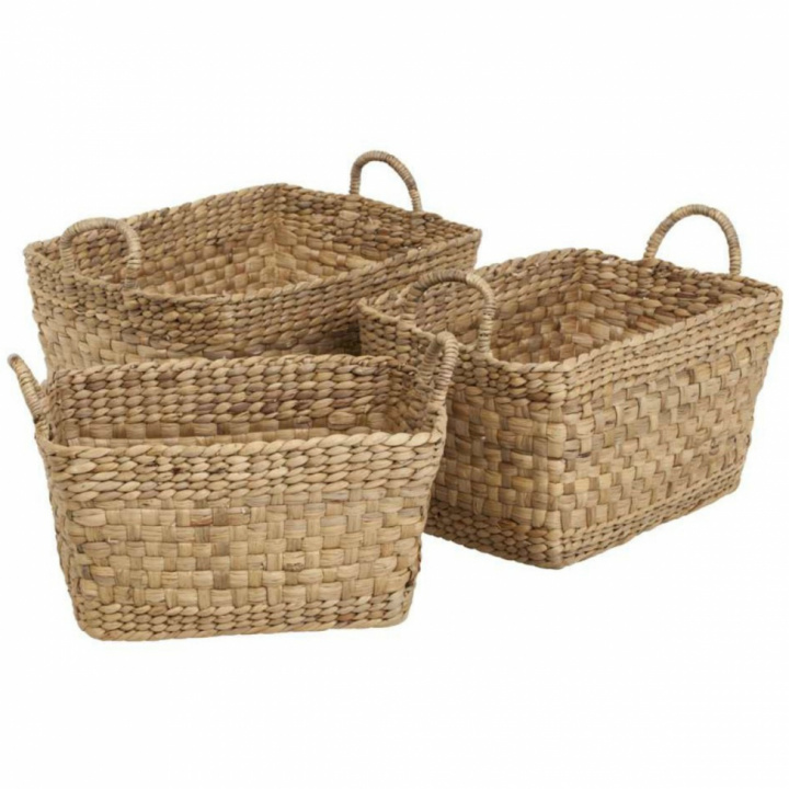 Geflochtene Körbe - 3 Stk in der Gruppe Möbel / Regale & Aufbewahrung / Kisten & Kleinaufbewahrung bei Reforma (45246)