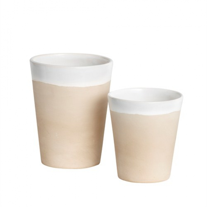 Vasen in Weiß und Beige - Hubsch