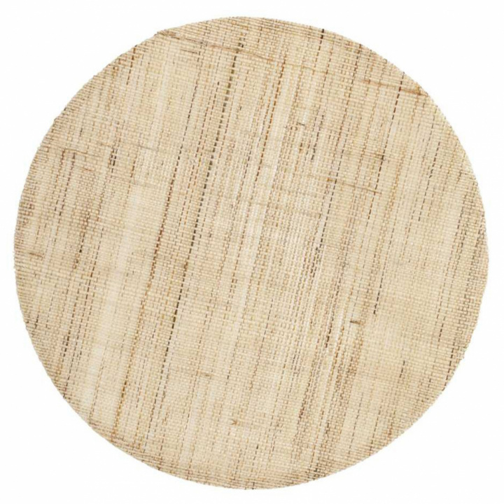 Tischtafel 'Leinen natürlich' Ø 38 - Natur