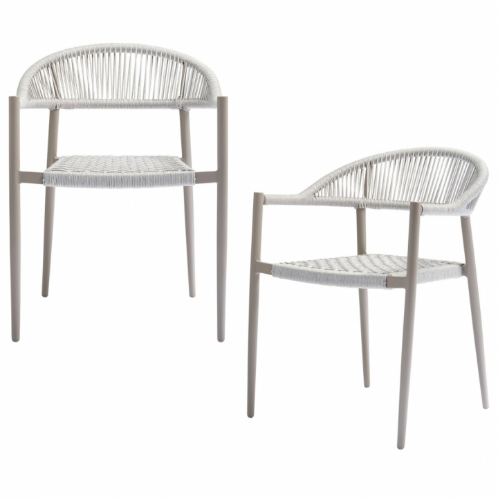 Stuhl \'Gelb\' - Grau in der Gruppe Möbel / Gartenmöbel / Gartenstühle bei Reforma (500033-L-2)