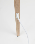 Stehlampe \'Tripod\' - Holz und Weiß