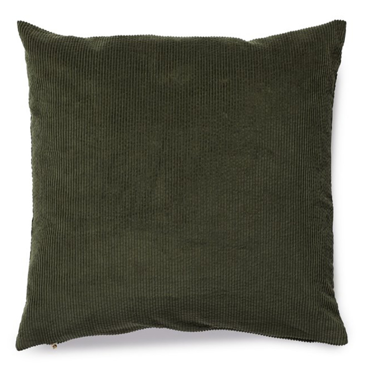 Kissenbezug 'Cord' 50x50 - Grüner Tee