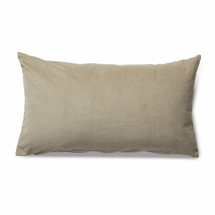 Kissenbezug 'Cord' 70x40 - Grau / Beige