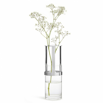 Vase \'Hold\' Small - Silber