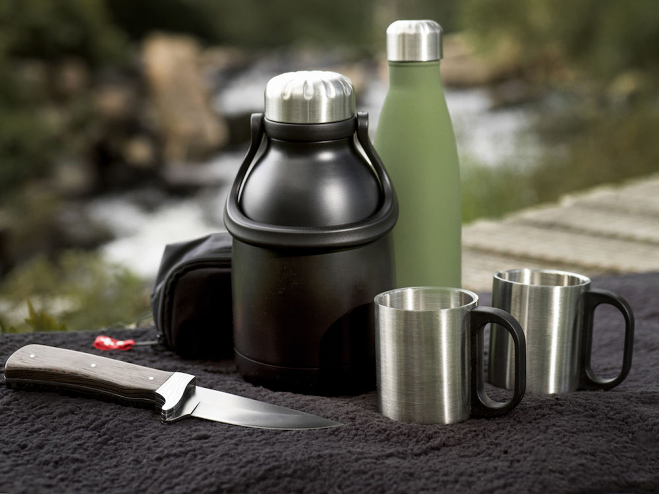 Stahlflasche '50cl' - Grün