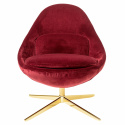 Sessel \'Dawn\' - Rot / Samt
