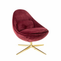 Sessel \'Dawn\' - Rot / Samt