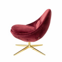 Sessel \'Dawn\' - Rot / Samt