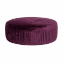 Sitzpuff \'Pleat\' - Burgund / Samt