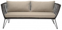 Sofa \'Mundo\' - Schwarz/Beige