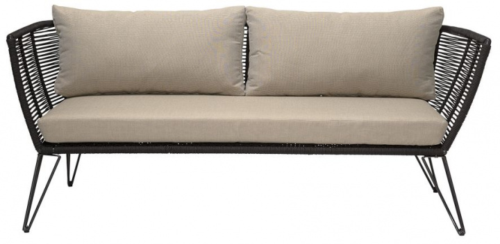 Sofa 'Mundo' - Schwarz/Beige