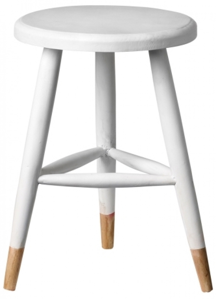 Trebent Hocker - Weiß (gebrauchte Sorte)