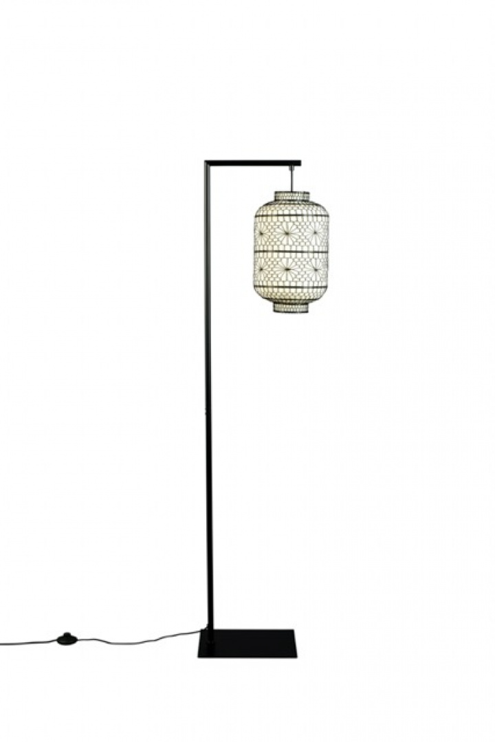 Stehleuchte 'Ming' 25x32 - Weiß