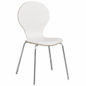 Stuhl \'Fusion\' Weiß / Chrom