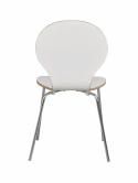 Stuhl \'Fusion\' Weiß / Chrom