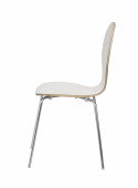Stuhl \'Fusion\' Weiß / Chrom