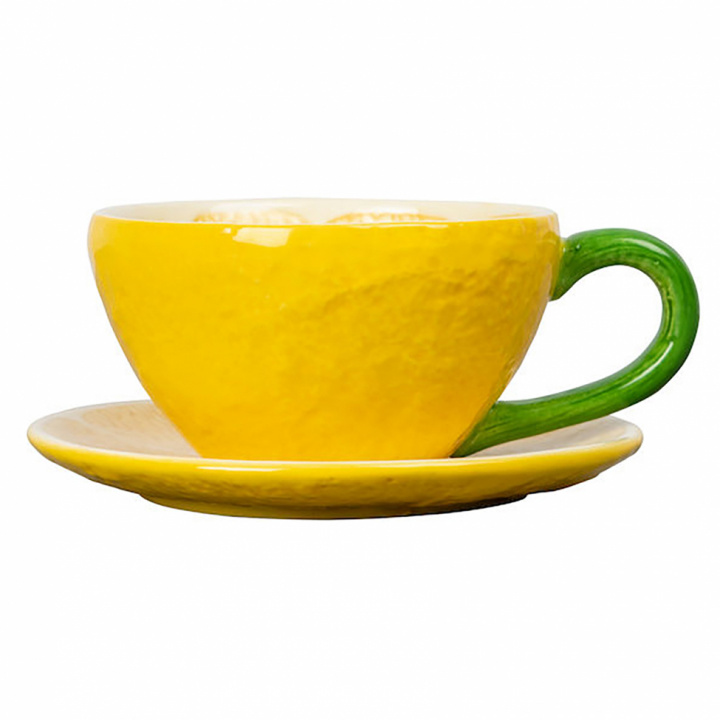 Kopp assiett auch 'Lemon'