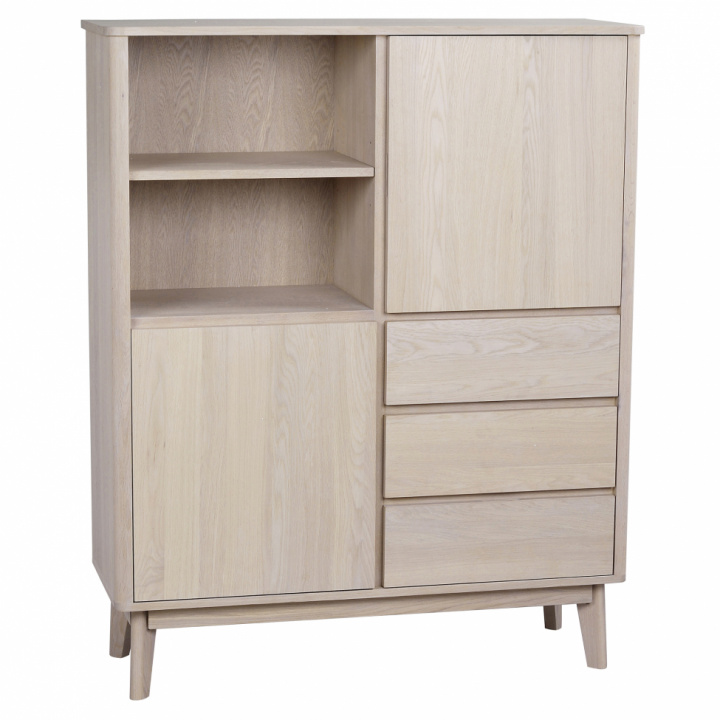 Kabinett 'Yumi' - Weiß pigmentierte Eiche
