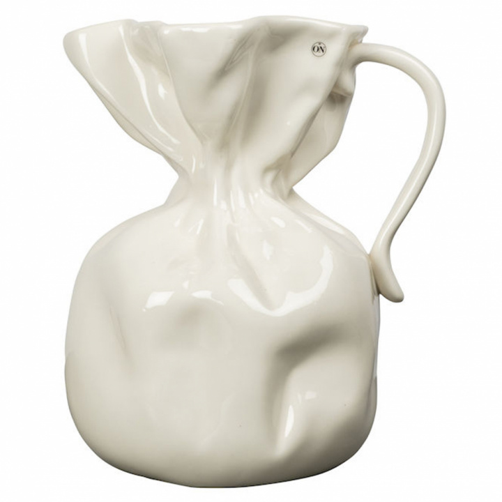 Krug 'Jug Crumple' - Vit