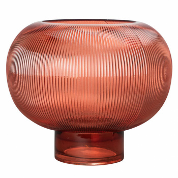 Vase \'Sphere\' - Glas/Rot
