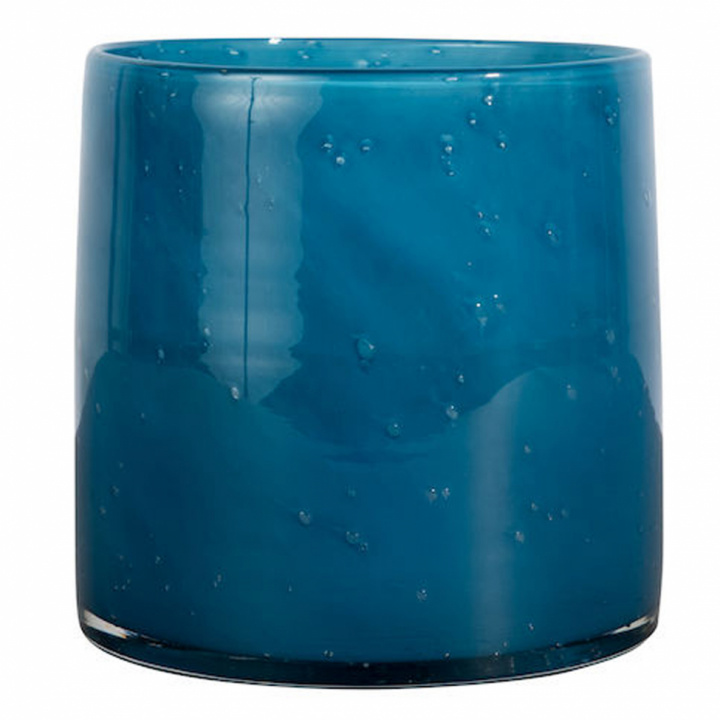 Kerzenhalter 'Calore' M - Blau