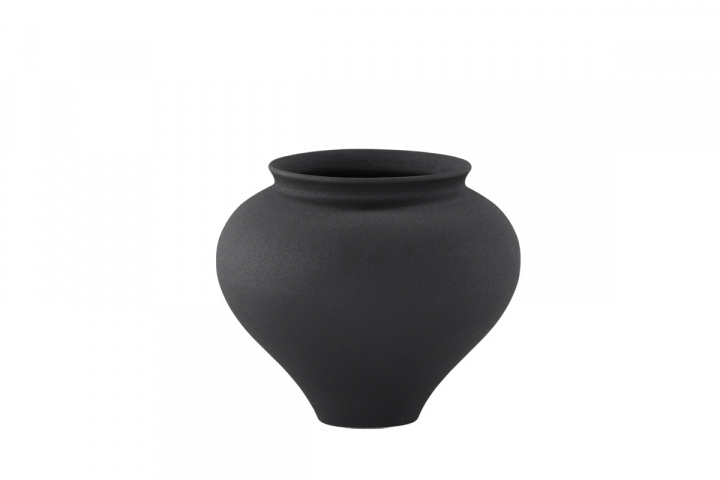 Vase \'Santander\' 18 cm - Schwarz in der Gruppe DEKORATION / Dekoration / Vasen bei Reforma (58164-100)