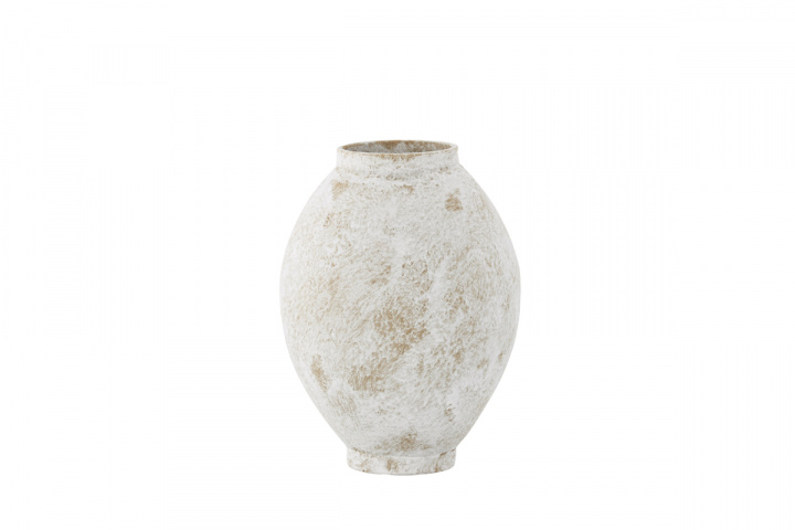 Vas \'Monterosso\' - Vit in der Gruppe DEKORATION / Dekoration / Vasen bei Reforma (58165-123)