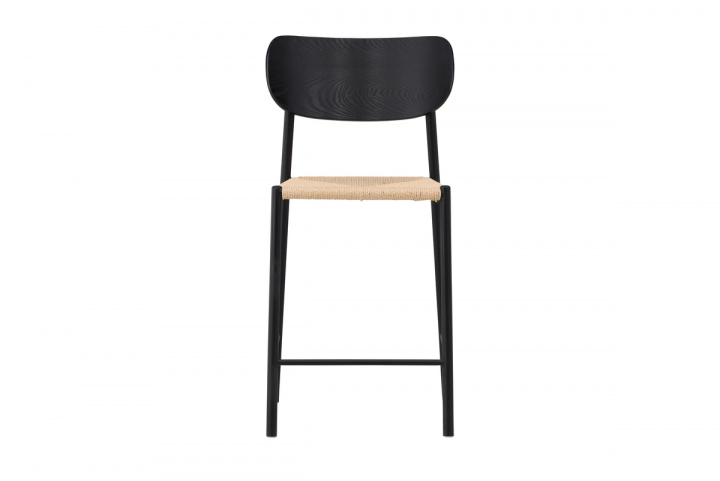 Barhocker \'Polly\' - Schwarz/Beige in der Gruppe Möbel / Stühle und Polstermöbel / Barhocker & Barstühle bei Reforma (61933-123)
