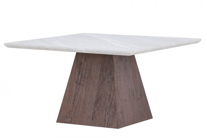 Couchtisch \'Ljusnäs\' 80x80cm - Hellgrau in der Gruppe Möbel / Tische / Couchtisch bei Reforma (62329-490)