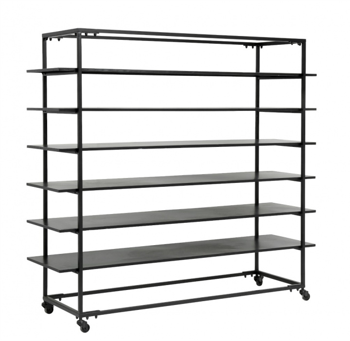 Rollregal - Schwarz / Metall in der Gruppe bei Reforma (6248)