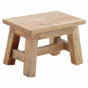 Vintage Hocker \'Eddi\' - Holz