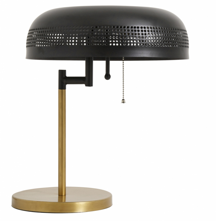 Tischleuchte \'Cool\' - Schwarz / Messing in der Gruppe bei Reforma (6761)