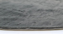 Runder Teppich \'Aranga Super Soft\' 80cm - Anthrazit
