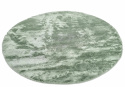 Runder Teppich \'Aranga Super Soft Fur\' 80cm – Grün