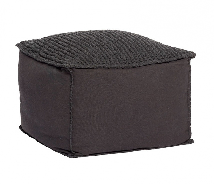 Hocker - Handgemacht / Schwarz - Hubsch