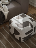 Pouf \'Mundo\' - Braun/Beige