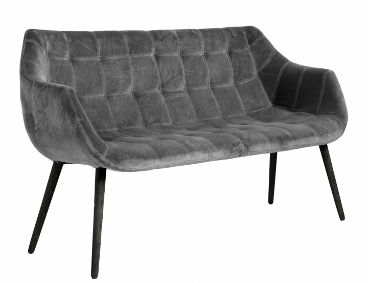 Sofa - Grau / Samt