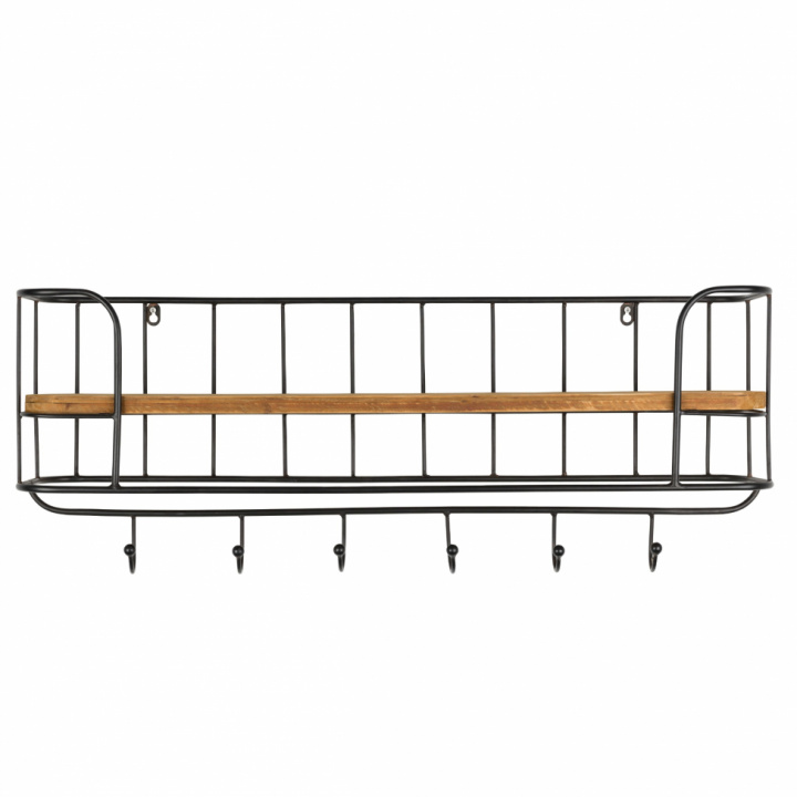 Hutablage - Holz / Eisen - Dutchbone