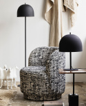 Sessel \'Bomu\' - Schwarz/Weiß