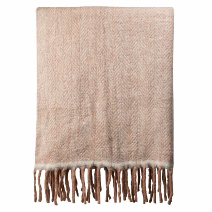 Plaid 'Lara' - Pink / Wolle - ByOn