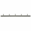 Hakenleiste \'5 Haken\' - Schwarz