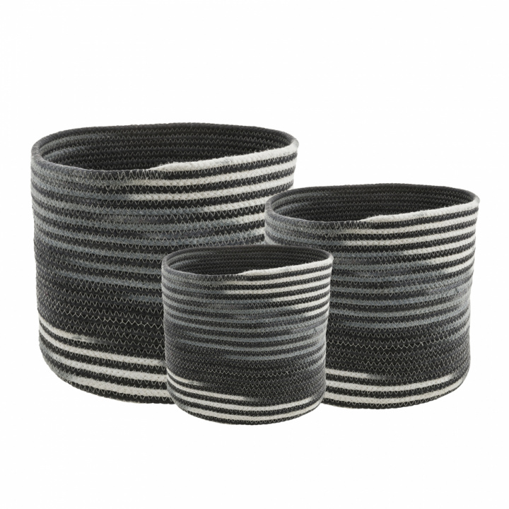 Korb \'Arvika\' - 3 Stück in der Gruppe Möbel / Regale & Aufbewahrung / Kisten & Körbe bei Reforma (72025540050)