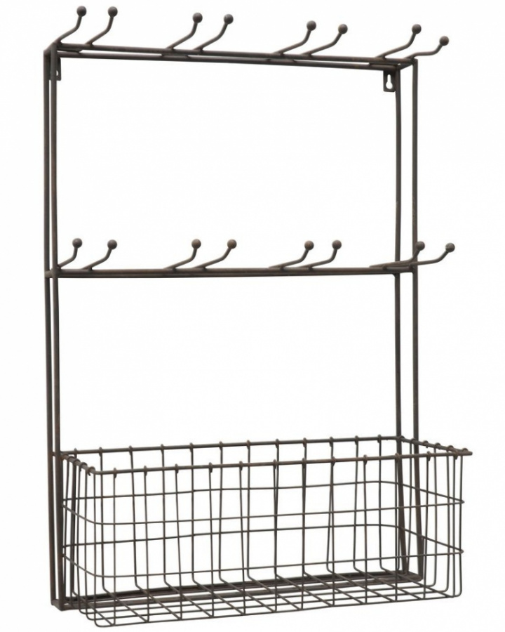 Wandregal Metall - Antik Schwarz in der Gruppe bei Reforma (7296-25)