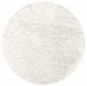 Runder Teppich \'Cora\' 80cm - Weiß