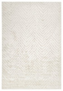 Runder Teppich \'Wren\' 160 x 230cm – Weiß