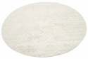 Runder Teppich \'Wren\' 160cm – Weiß