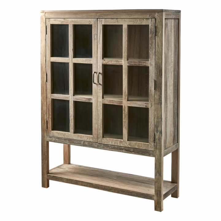 Vitrine \'Riko\' 160cm - Recyclingholz in der Gruppe Möbel / Regale & Aufbewahrung / Sideboards bei Reforma (737-514-00)