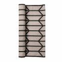 Teppich - Schwarz / Sand 60 x 120
